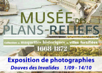 Exposition de photographies du musée des Plans-reliefs : au cœur de la collection. Du 1er septembre au 14 octobre 2014 à Paris07. Paris. 